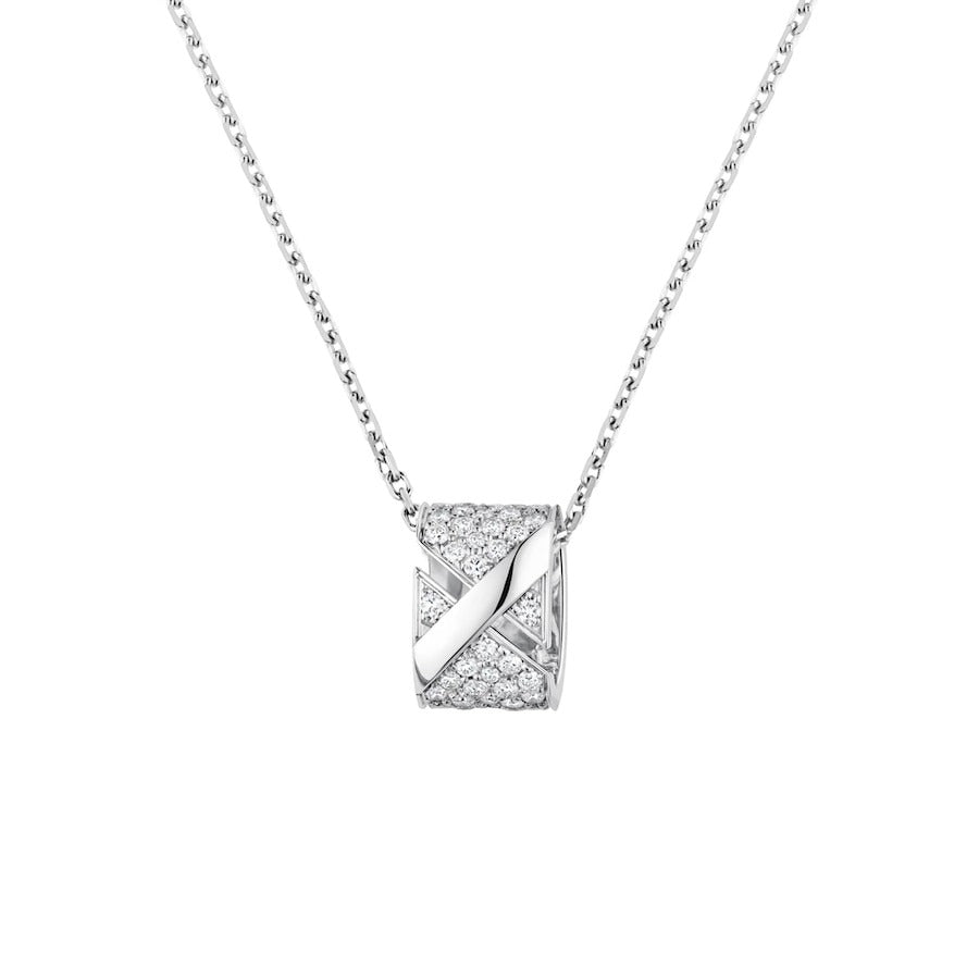 [Basjewels]LIENS EVIDENCE DIAMOND PAVED NECKLACE