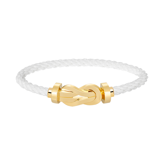 [Basjewels]CHANCE LARGE 8 FIGURE BUCKLE NO DIAMOND BRACELET GOLD