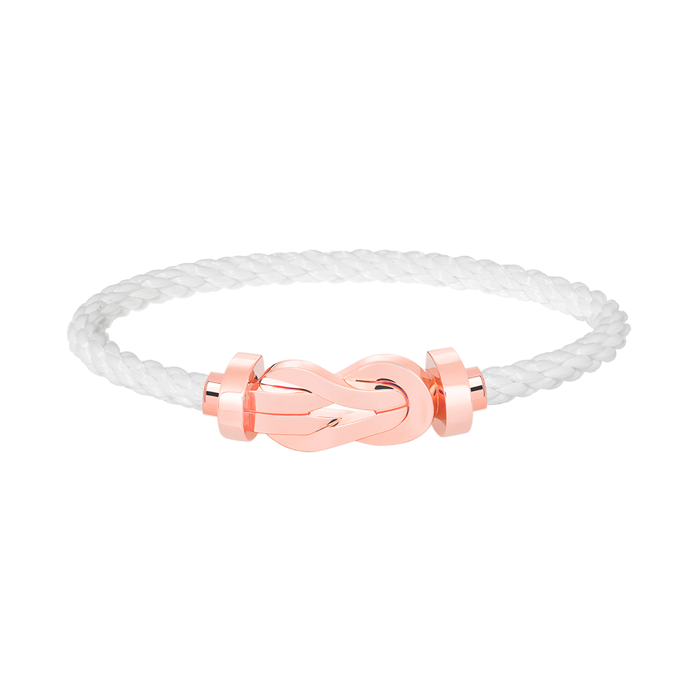 [Basjewels]CHANCE LARGE 8 FIGURE BUCKLE NO DIAMOND BRACELET ROSE GOLD