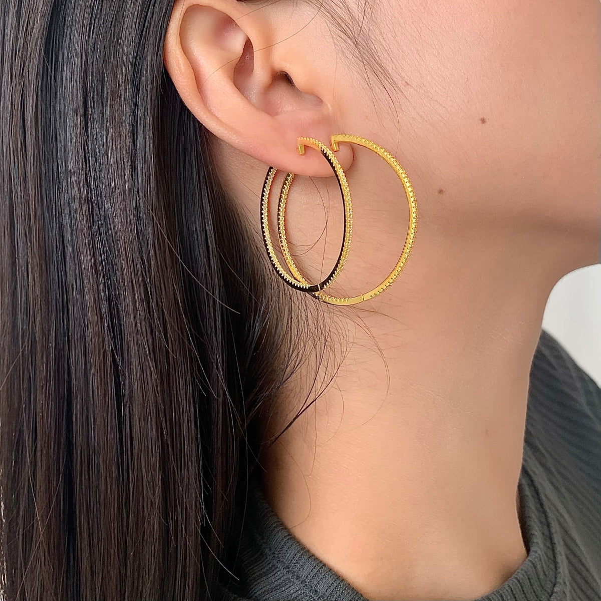 [BASLOVE]Popular Large Hoop Earrings