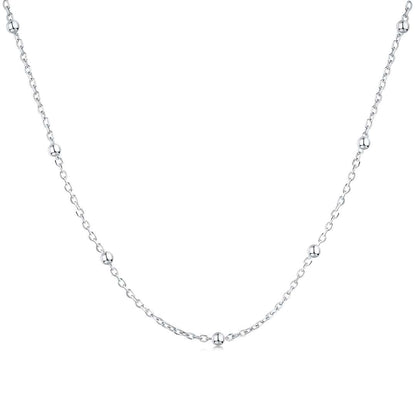 [BASLOVE]Small Bead Clavicle Chain Simple Necklace