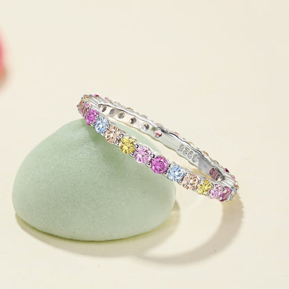 [BASLOVE]Elegant Vivid Round Cut Daily Ring