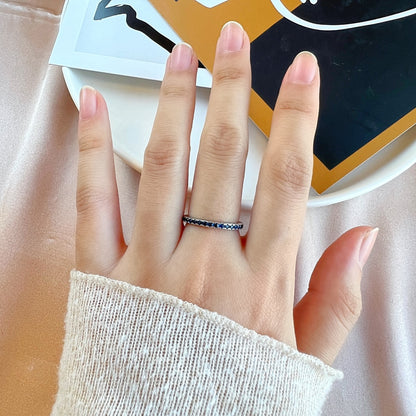 [BASLOVE]Delicate Sparkling Round Cut Daily Ring