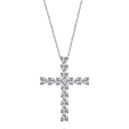 [BASLOVE]Radiant Cross Shape Necklace