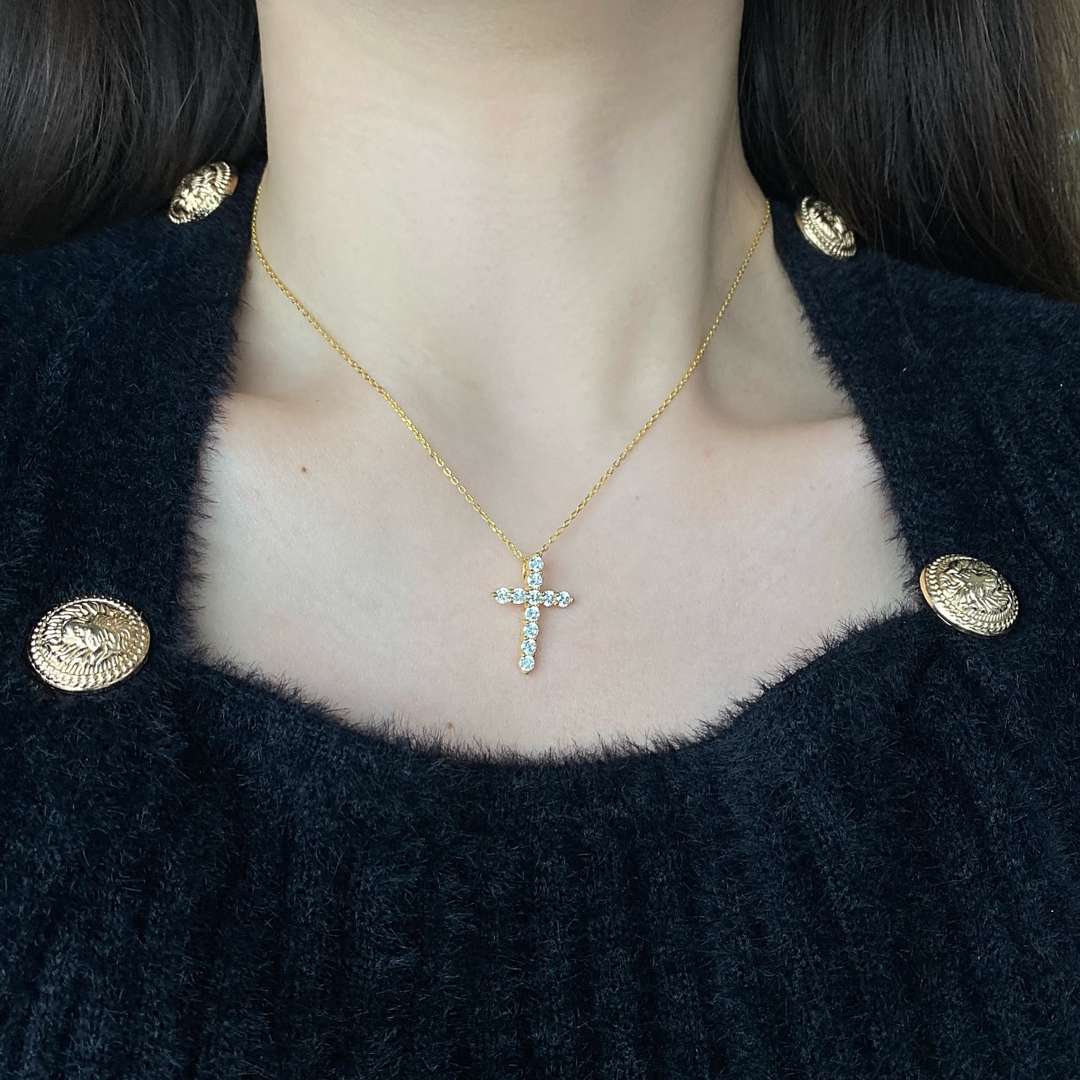 [BASLOVE]Unique Cross Shape Necklace