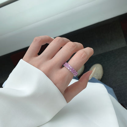 [BASLOVE]Sparkling Full Heart Ring