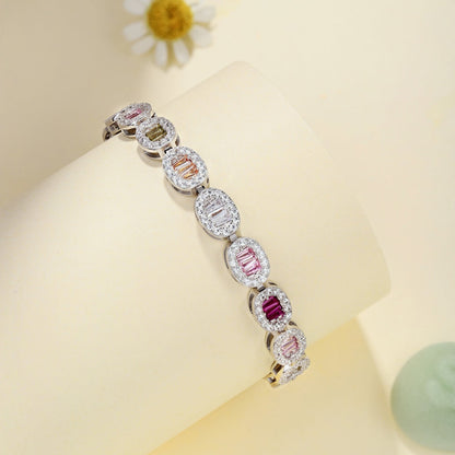 [BASLOVE]Exquisite Ornate Emerald Cut Daily Bracelet