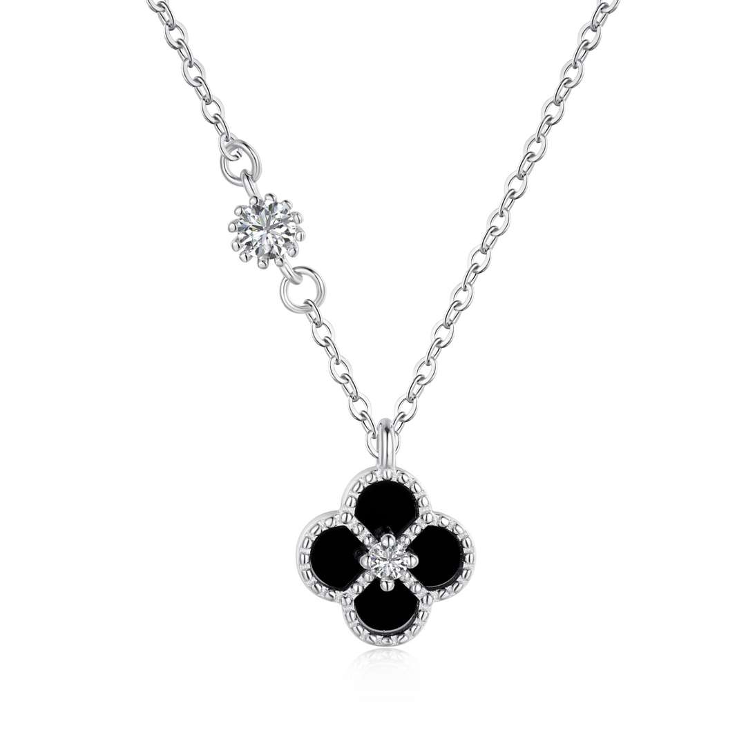 [BASLOVE]Delicate Flower Shape Necklace