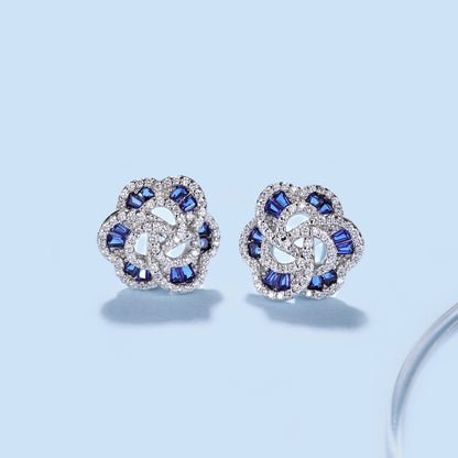 [BASLOVE]Exquisite Flower Shape Daily Earrings