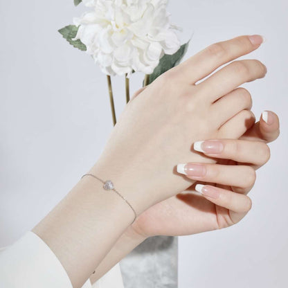 [BASLOVE]Heart-Shaped Gentle and Versatile Bracelet