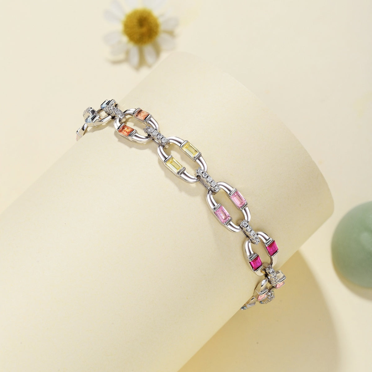 [BASLOVE]Dazzling Colorful Daily Bracelet