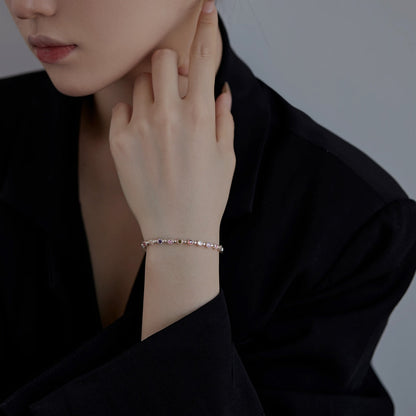 [BASLOVE]Sparkling Exquisite Round Cut Party Bracelet