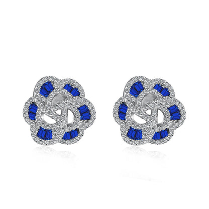 [BASLOVE]Exquisite Flower Shape Daily Earrings