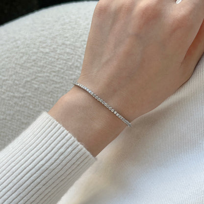 [BASLOVE]Dazzling Exquisite Round Cut Daily Bracelet