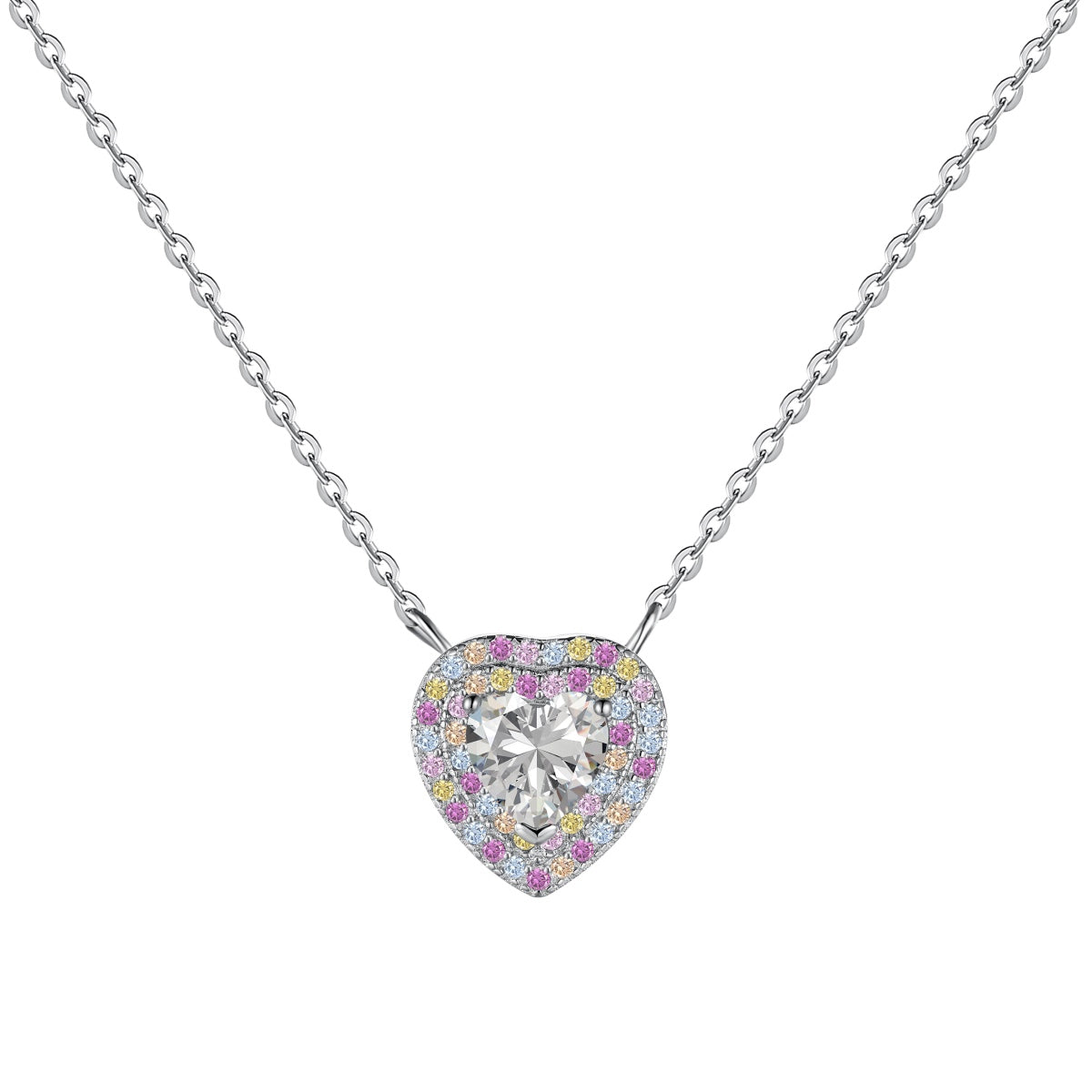 [BASLOVE]Exquisite Heart Shape Necklace