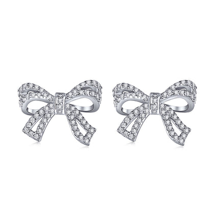 [BASLOVE]Dainty Bow Shape Earrings