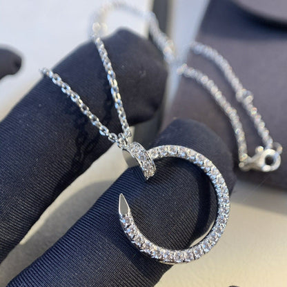 [basloveJW]JUSTE NECKLACE SILVER DIAMONDS