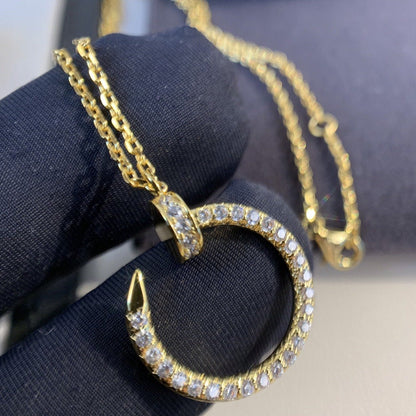 [basloveJW]JUSTE NECKLACE GOLD DIAMONDS