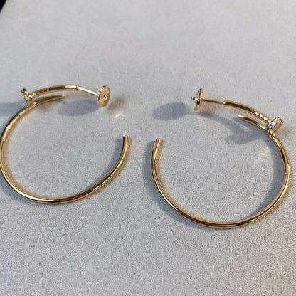 [basloveJW]JUSTE EARRINGS GOLD DIAMONDS 1.8MM