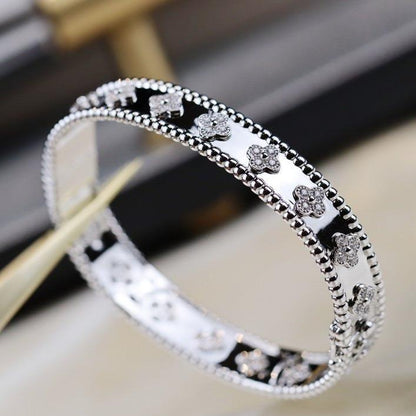 [basloveJW]CLOVER BRACELET 8MM DIAMONDS