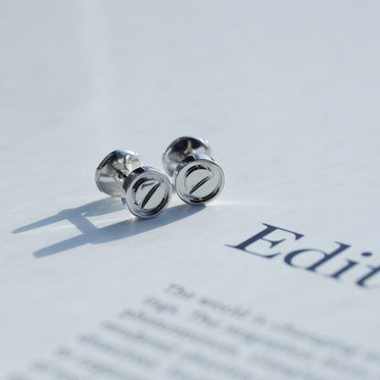 [basloveJW]LOVE EARRINGS SILVER 10MM