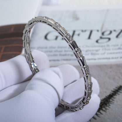 [Basjewels]SERPENTI BRACELET SILVER DIAMOND