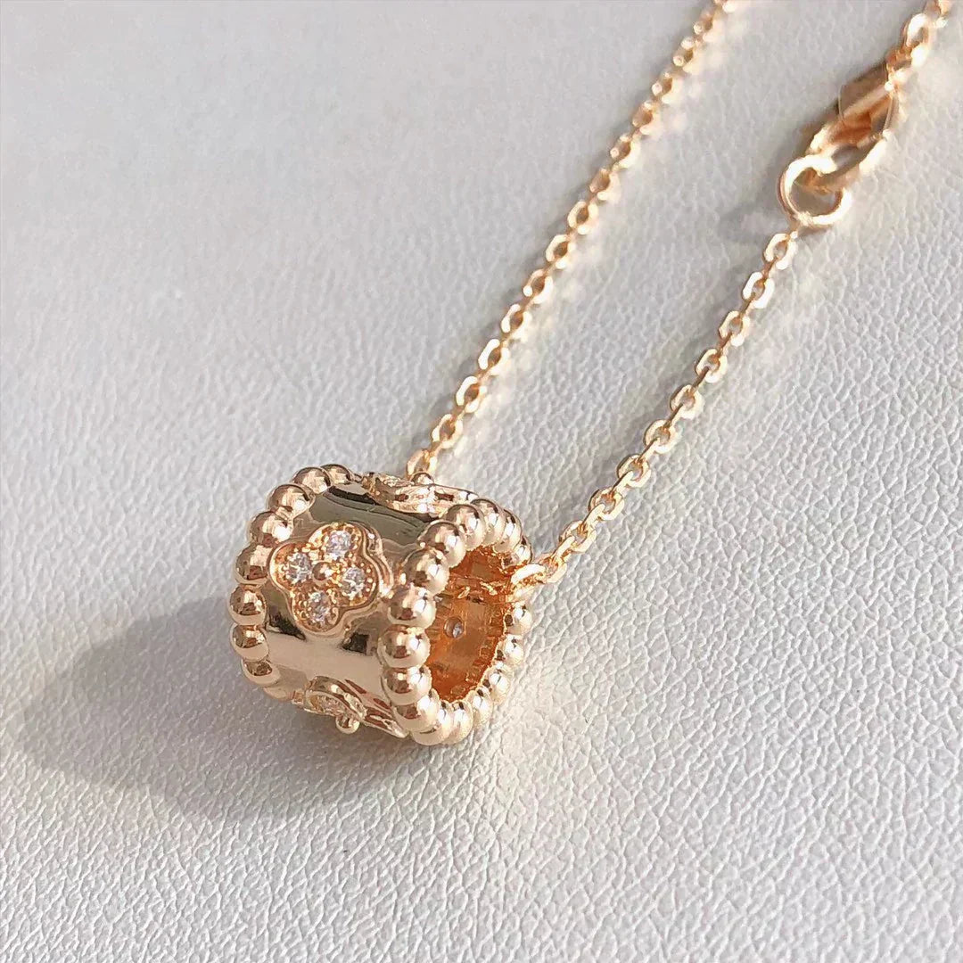 [basloveJW]PERLEE PEDANT NECKLACE GOLD / ROSE GOLD