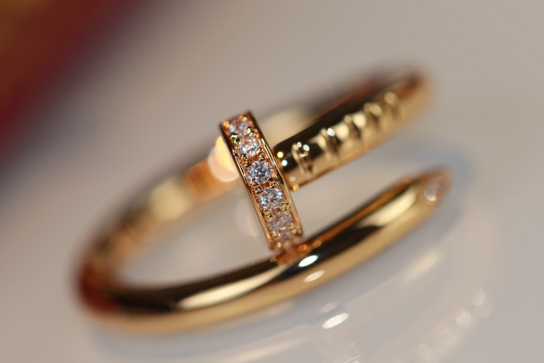 [basloveJW]JUSTE RING 2.65MM GOLD DIAMOND