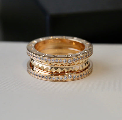 [Basjewels]ZERO 1 PINK GOLD DIAMOND RING