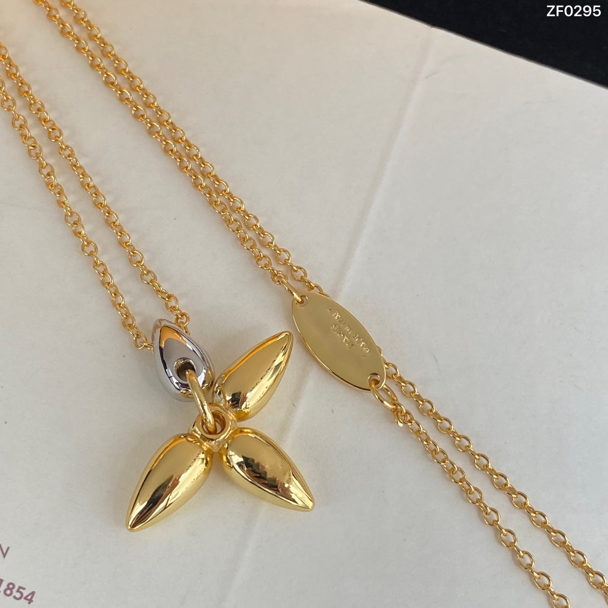 [Basjewels]LOUISETTE PEDANT GOLD NECKLACE