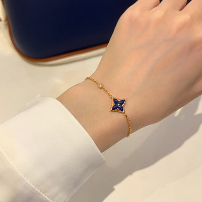 [Basjewels]COLOR STAR PINK GOLD DIAMOND BRACELET