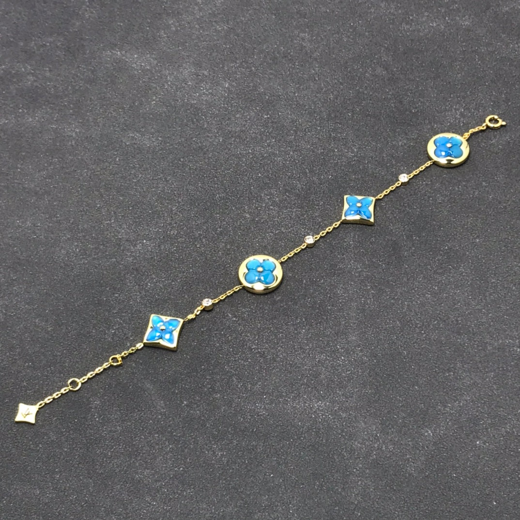 [Basjewels]STAR AND SUN TURQUOISE 4 MOTIFS 3 DIAMONDS