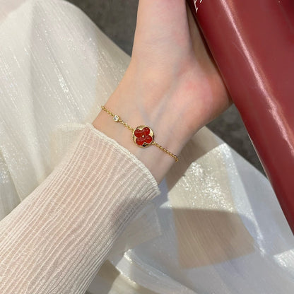 [Basjewels]SUN PEDANT CARNELIAN BRACELET