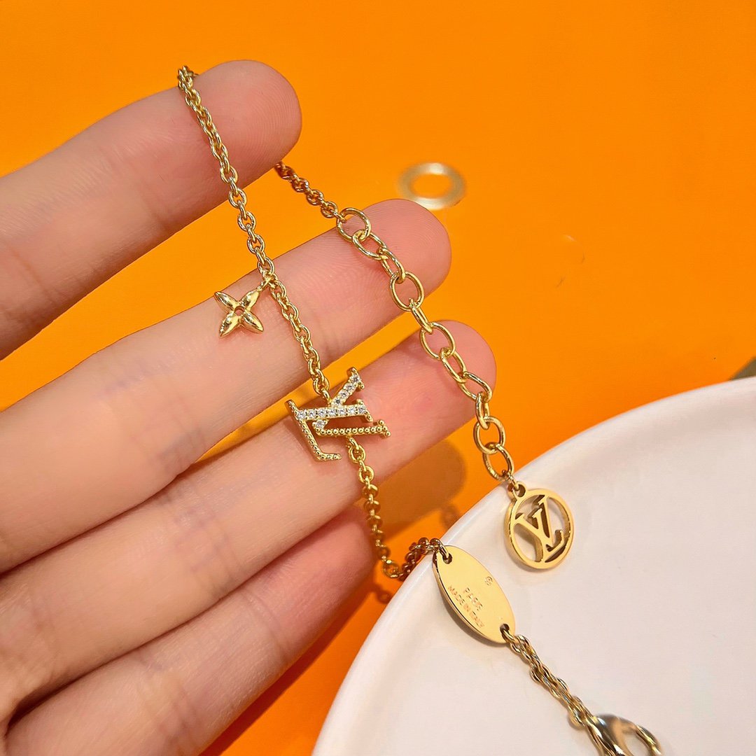 [Basjewels]LOGO STAR MOTIF GOLD BRACELET