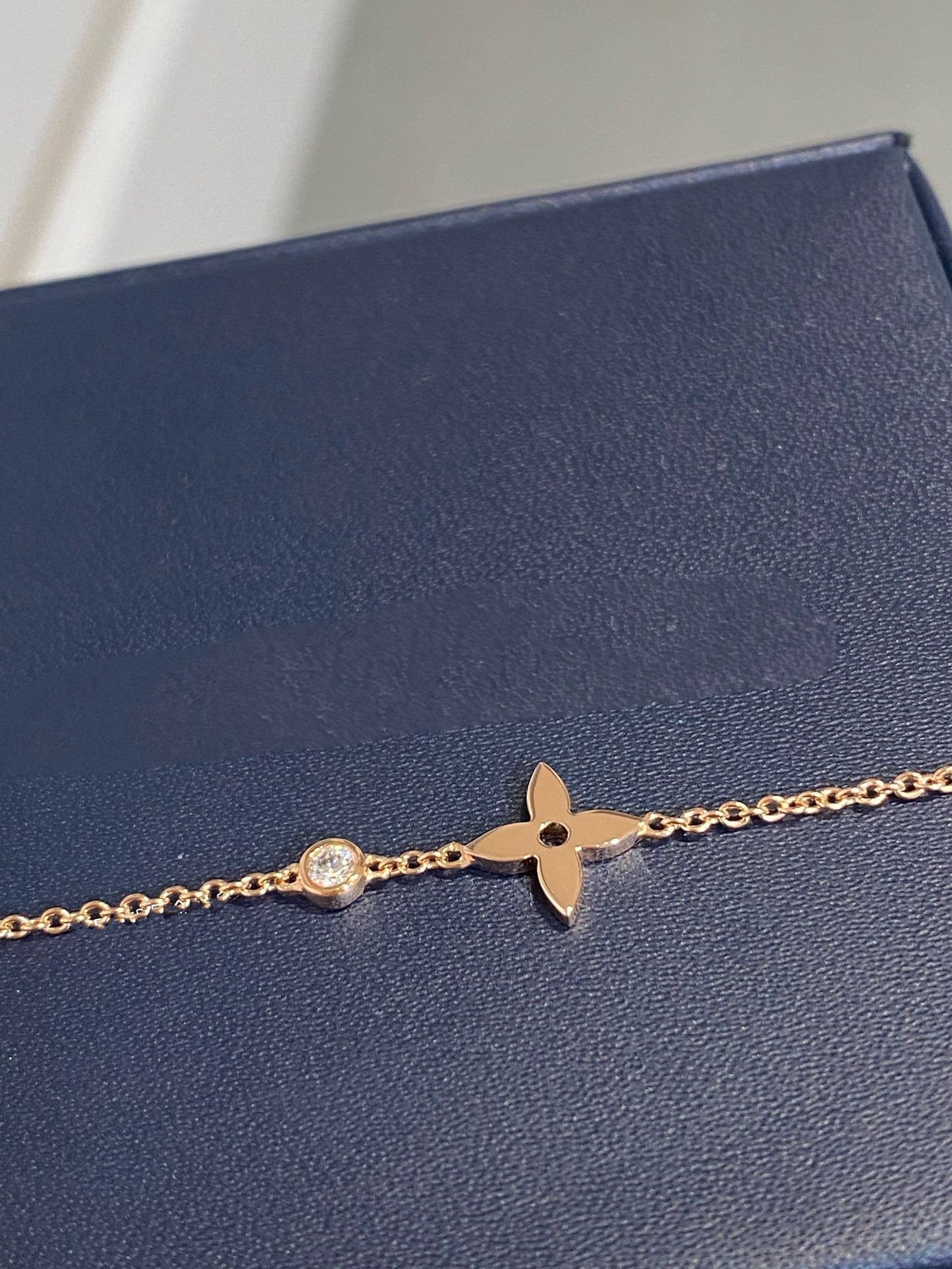 [Basjewels]STAR DIAMOND PINK GOLD BRACELET