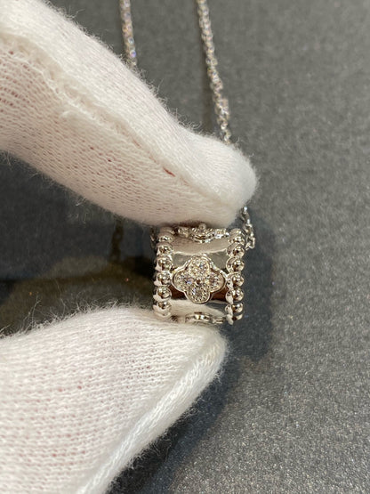 [basloveJW]PERLEE PEDANT SIVLER DIAMOND NECKLACE