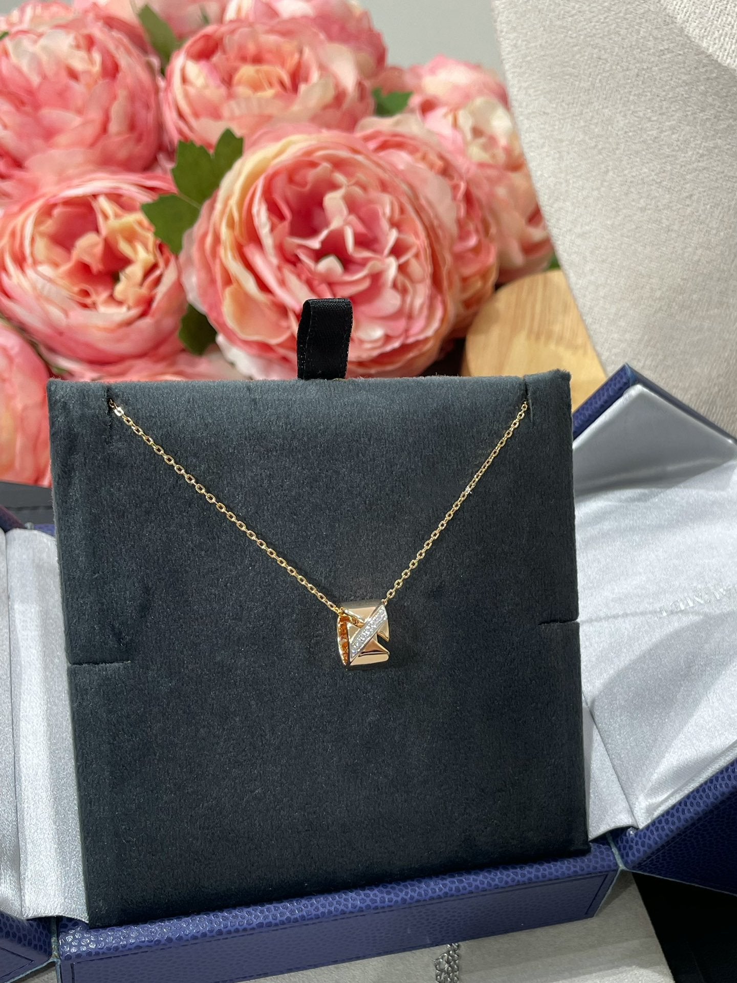 [Basjewels]LIENS EVIDENCE DIAMOND NECKLACE