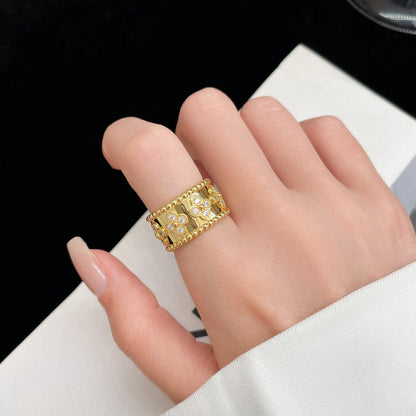 [basloveJW]PERLEE DIAMOND LARGE RING