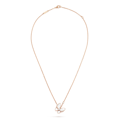 [basloveJW]BUTTERFLY MOP DIAMOND NECKLACE