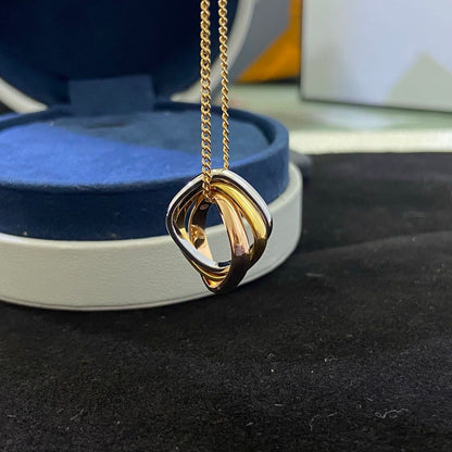 [basloveJW]TRINITY NECKLACE GOLD SMALL MODEL