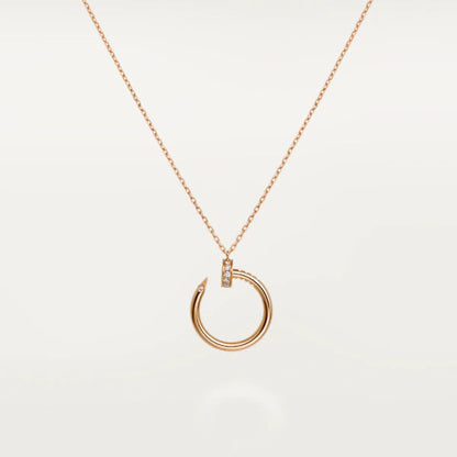 [basloveJW]JUSTE NECKLACE PINK GOLD