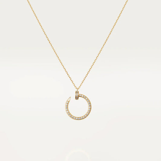 [basloveJW]JUSTE NECKLACE GOLD DIAMONDS