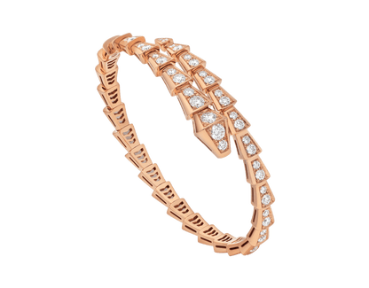 [Basjewels]SERPENTI BRACELET 6.8MM PINK GOLD DIAMOND