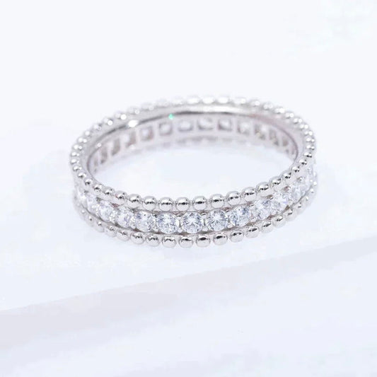 [basloveJW]PERLEE DIAMOND SILVER RING