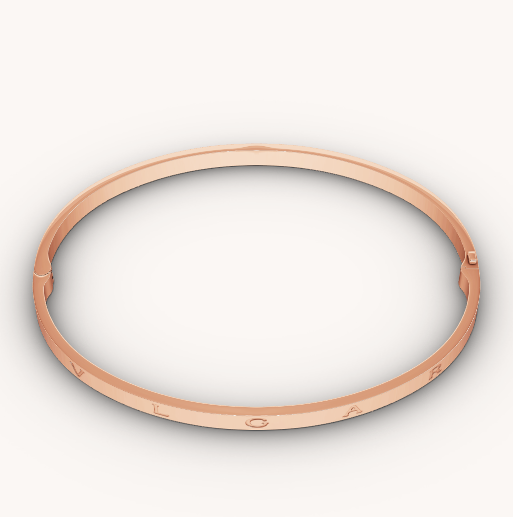 [Basjewels]ZERO 1 PINK GOLD BRACELET