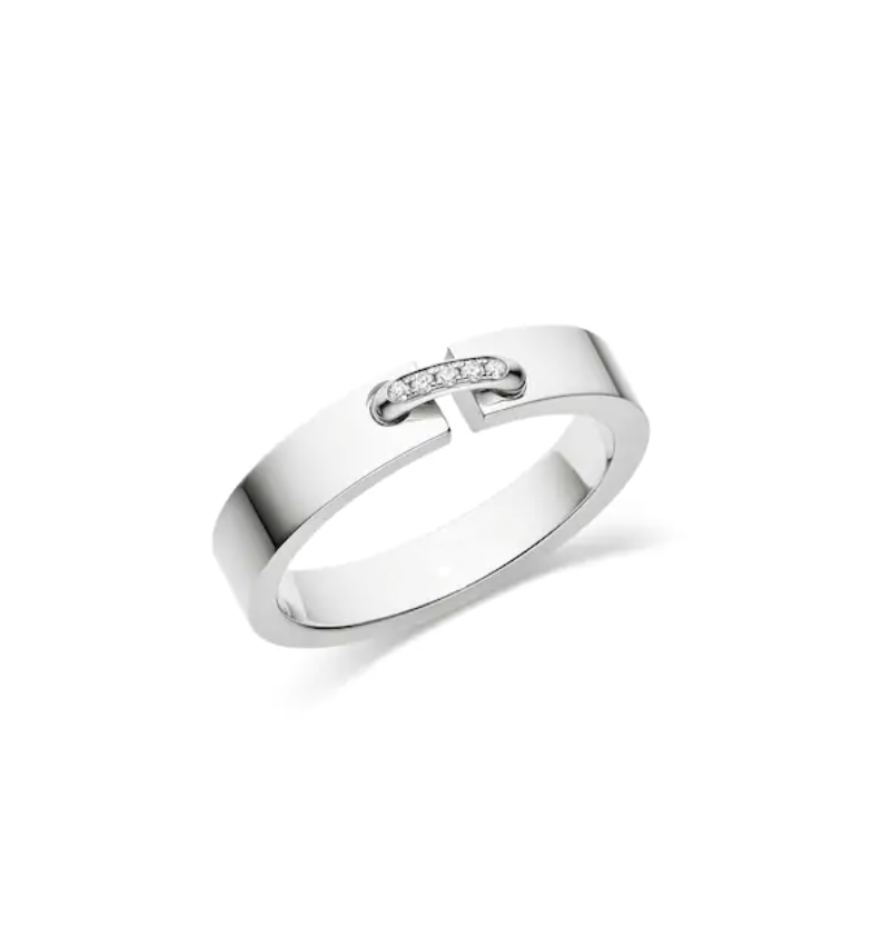 [Basjewels]ALLIANCE LIENS VIDENCE DIAMOND 4MM RING