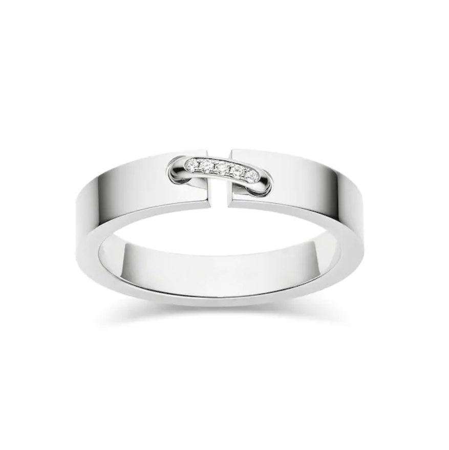 [Basjewels]ALLIANCE LIENS VIDENCE DIAMOND 4MM RING