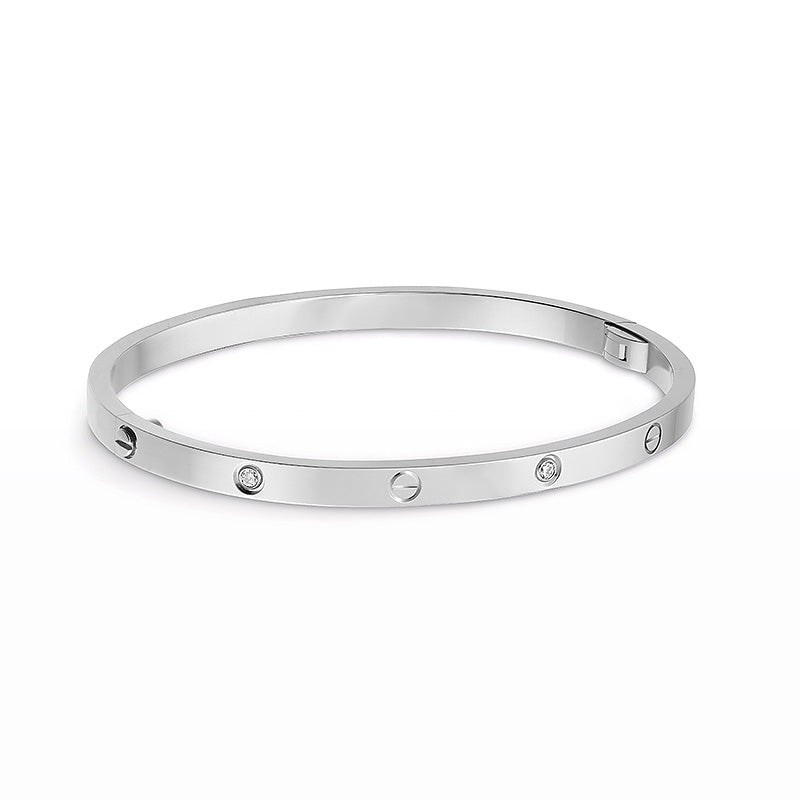 [basloveJW]LOVE BRACELET 3.65MM 6 DIAMONDS