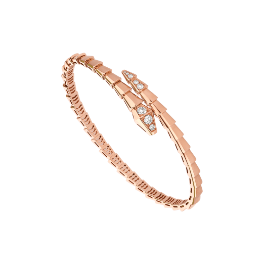 [Basjewels]SERPENTI BRACELET DIAMONDS PINK GOLD