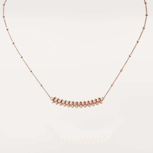 [basloveJW]CLASH PINK GOLD NECKLACE